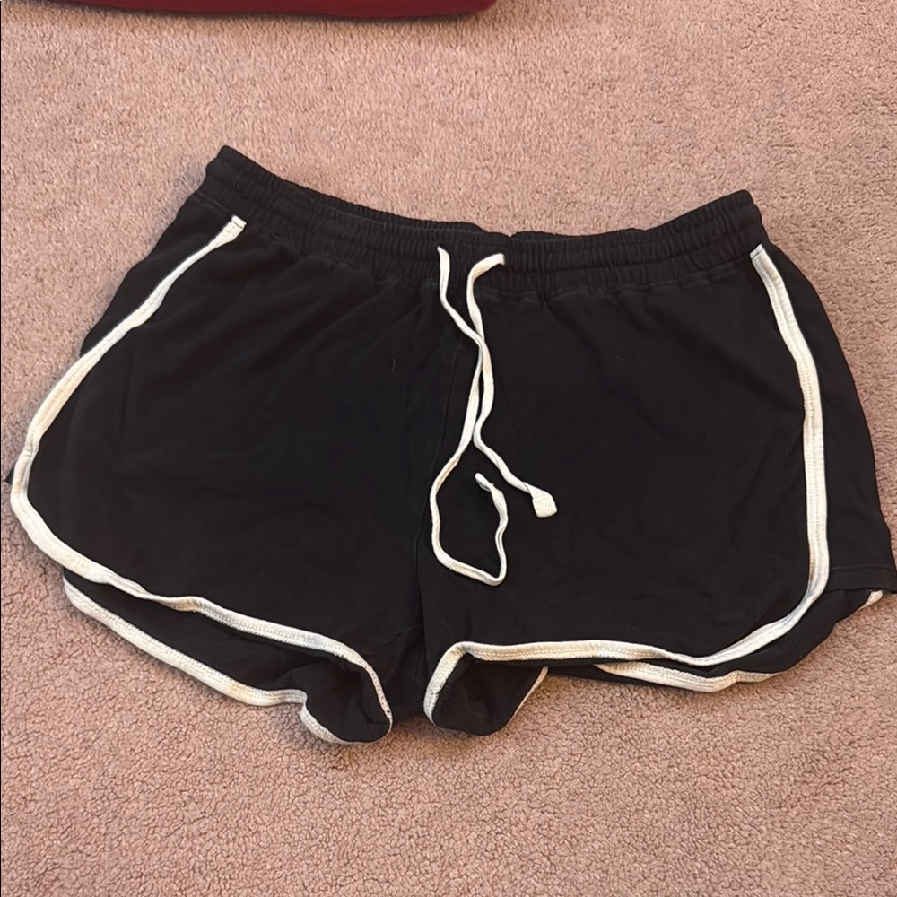 Aeropostale Black Tomboy Retro Athletic Shorts